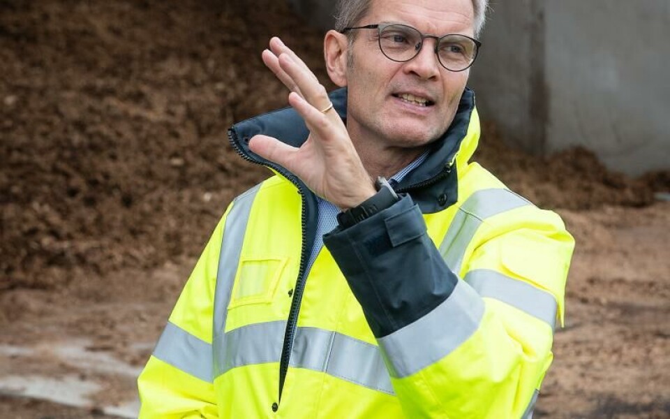 Ålands skogsindustrier förädlar primärt den åländska skogen på Åland, men en del förädlad produkt går också på export. Ibland ända ner till Belgien, enligt vd Anders Mattsson.Foto: Daniel Eriksso