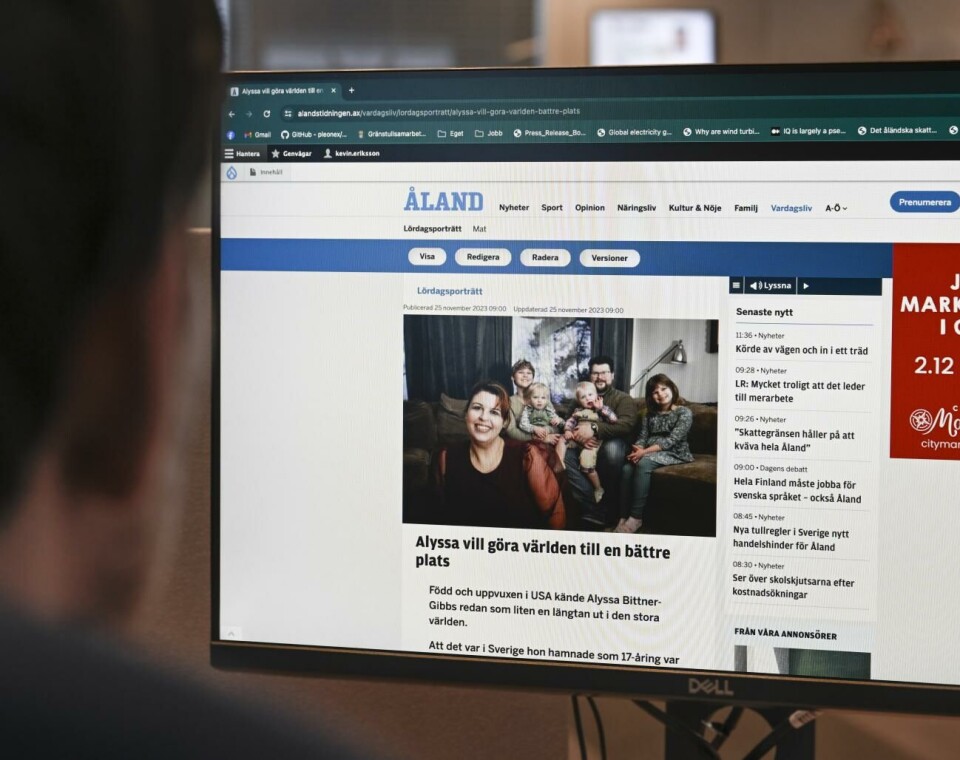 Ålandstidningen lanserar ny prenumerationsprodukt Ålandstidningens Bas digital är en prenumeration som ger tillgång till alla artiklar på alandstidningen.ax.