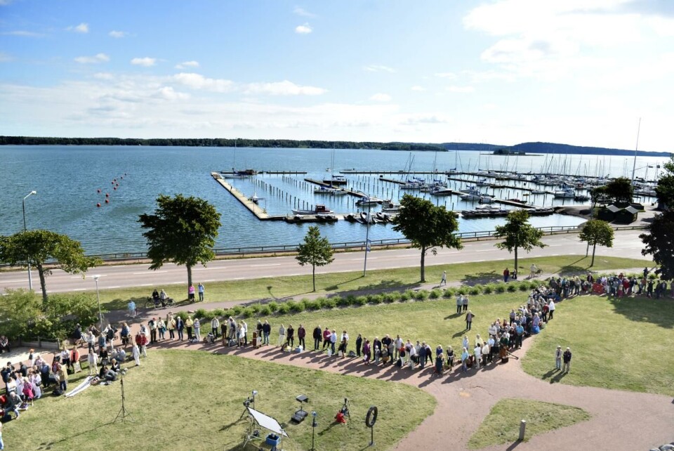 Kön ringlade lång när 'Antikrundan' besökte Åland 2014. antikrundan, tv-inspelning, antik, alandica,