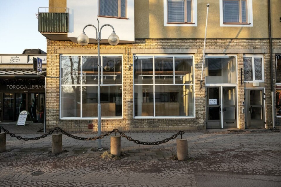 Många lokaler i centrum står tomma. Handel, butiker i centrum, Torggatan, tom lokal,