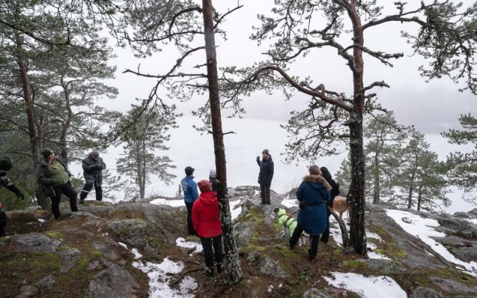 Vandring vid Dalkarby träsk, vattentäkter, Östersjöns dagFoto: DANIEL ERIKSSON