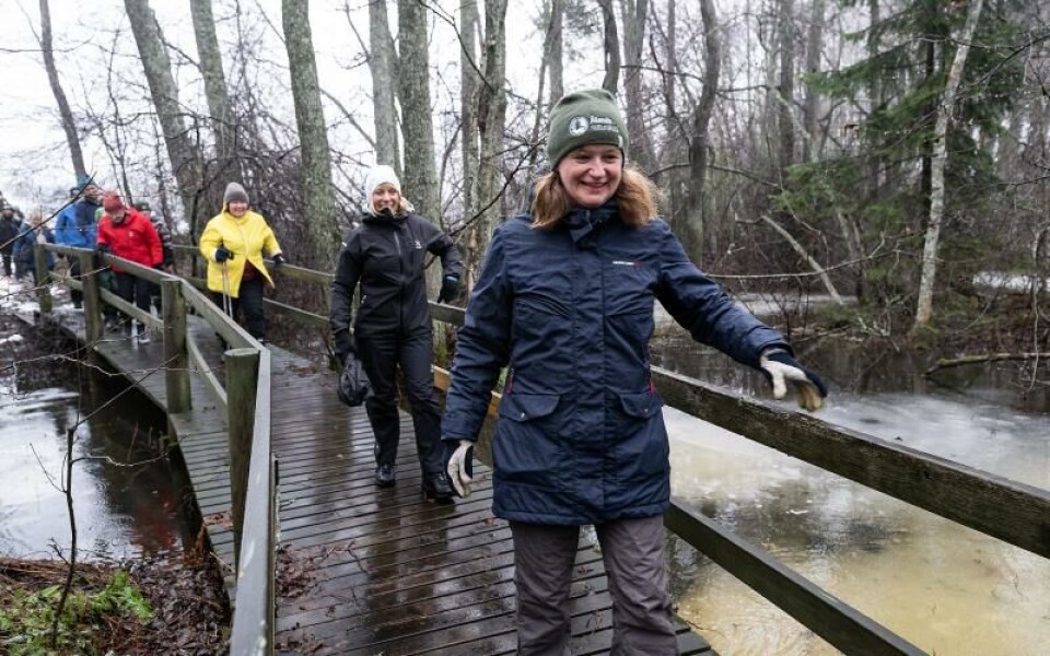 Vandring vid Dalkarby träsk, vattentäkter, Östersjöns dagFoto: DANIEL ERIKSSON