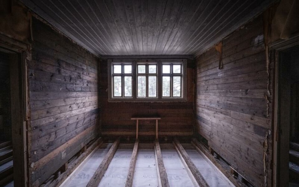 På den övre våningen finns rum som kan ha varit en tidigare tjänstebostad.Foto: DANIEL ERIKSSON