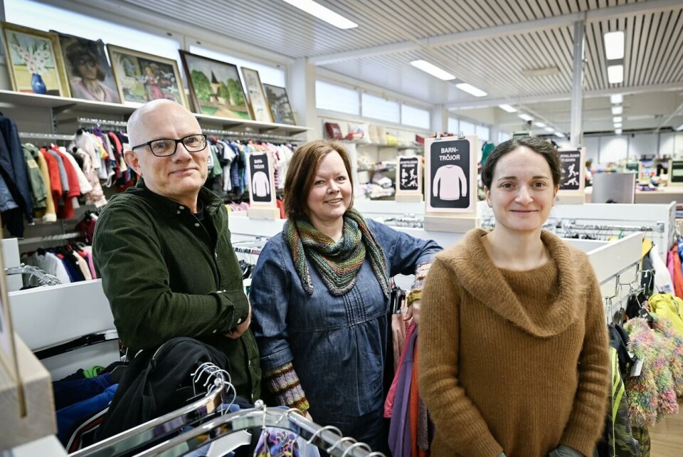 Emmaus inleder biståndssamarbete för att bekämpa ockupation Robert Jansson, Carina Aaltonen och Maria Padrón Hernández ser är nöjda över deras samarbete.