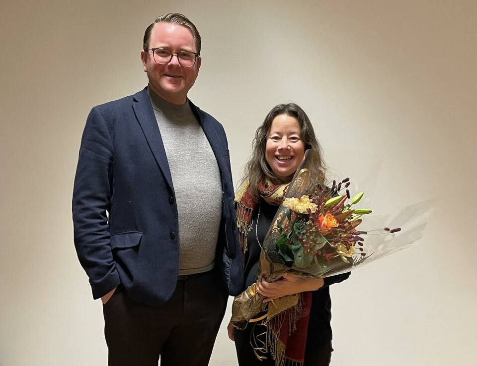 Erica Scott och Alfons Röblom delar på uppdraget som talesperson,