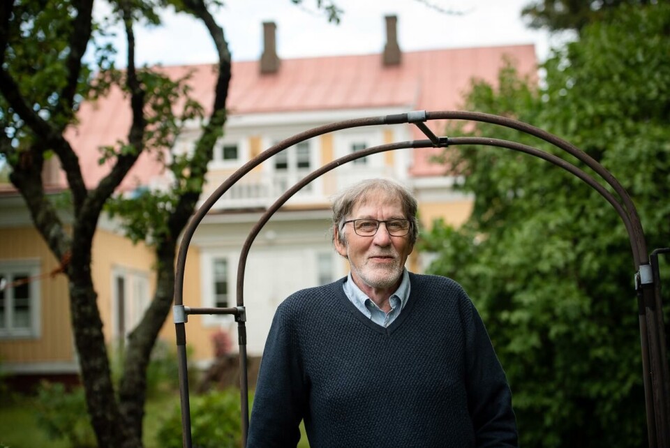 Anders Johansson fortsätter bruka jorden på Ol-Mattssons gård i Nääs, Saltvik.