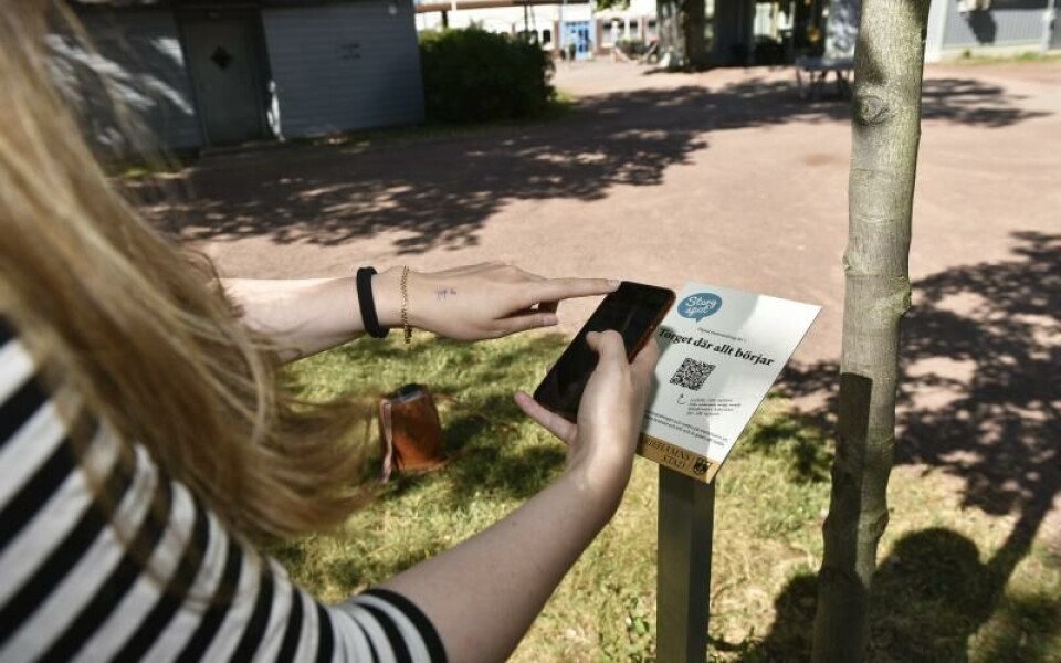 Fanny Thaln, Statsvandring, QR kodFoto: Hlya Tokur-Ehres