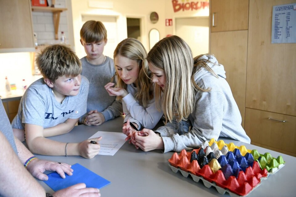Ostbollarna heter laget som består av Teodor Rosén, Noel Nordin, Tilde Sundström och Milia Ekström.