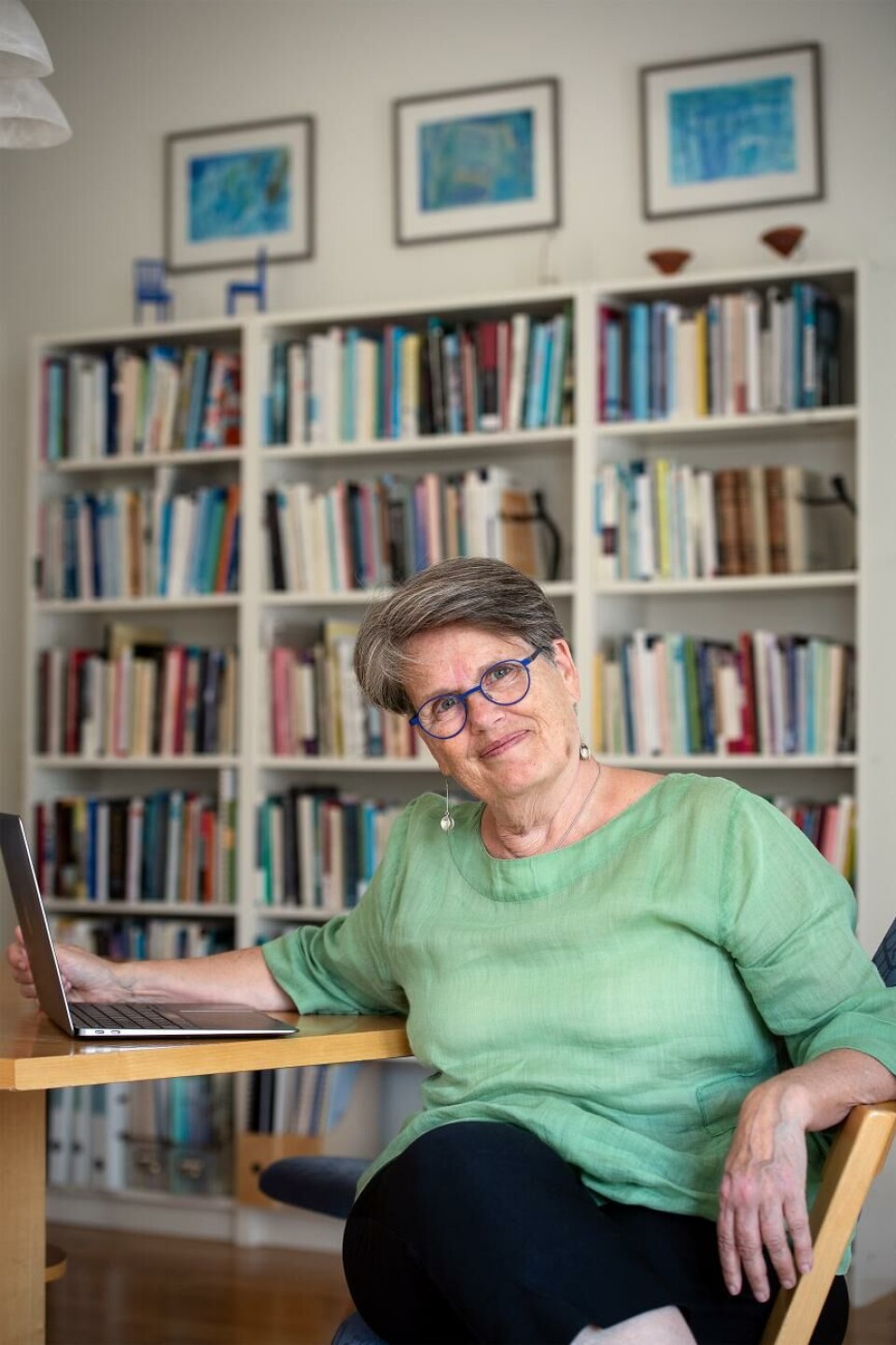 Inger Eriksson jobbar med pedagogisk undervisningsutveckling och trivs väldigt bra med det. Inger Eriksson