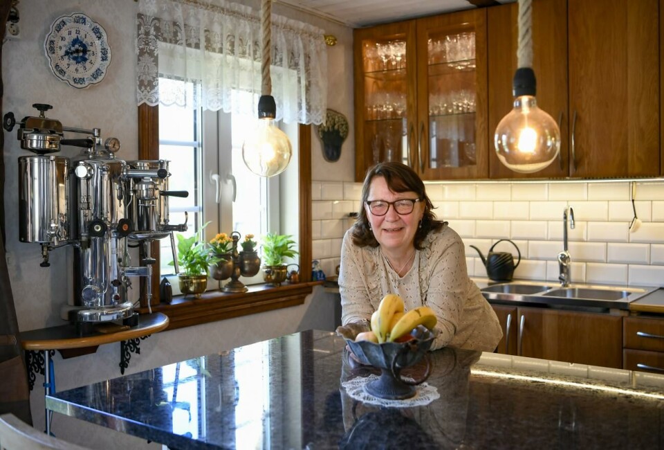 Marja-Liisa ”Mari” Granlund trivs i sitt nyrenoverade kök.