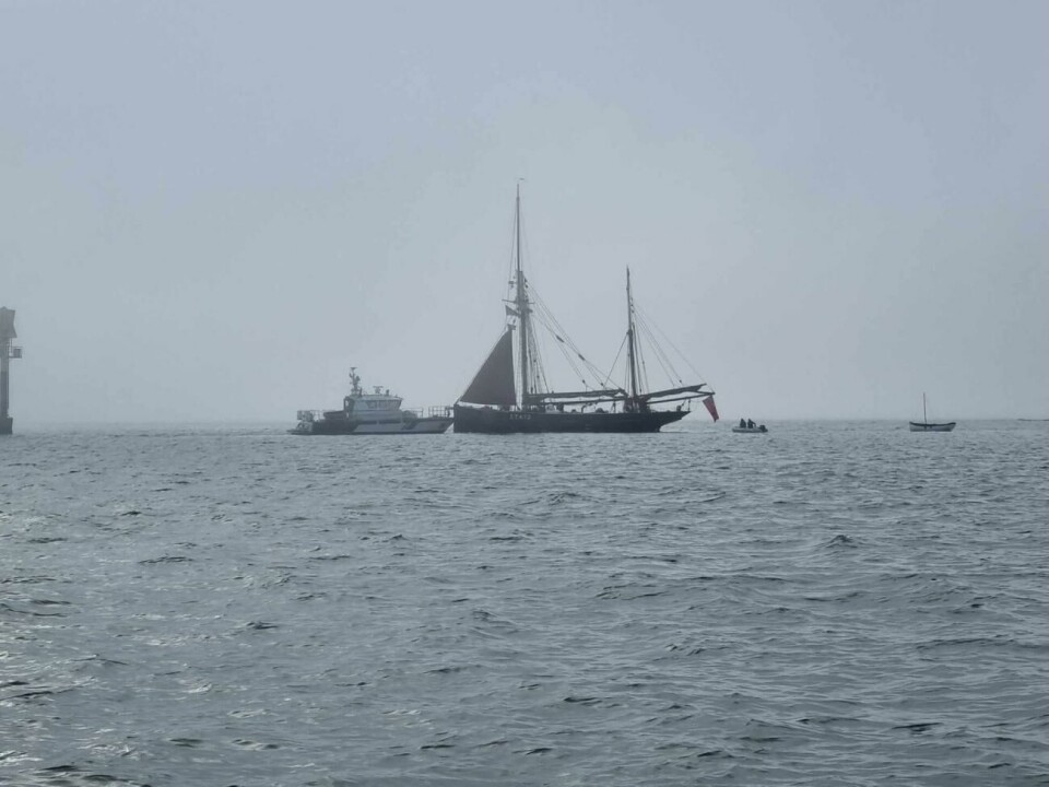 Fartyg på grund söder om Herrö