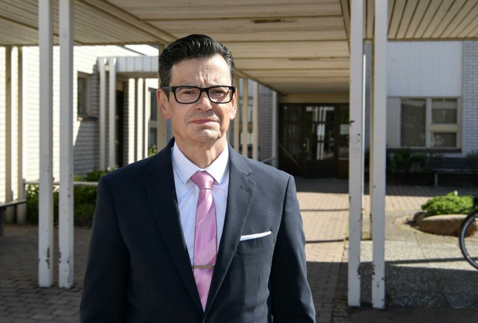 Bildningschef Mikael Rosbäck känner sig lättad. 050620 , 05062020 , 20200605 , Skolavslutning , grundskolorna hade sin sommaravslutning , skola , Strandnäs högstadieskola , Rektor Mikael Rosbäck en annorlunda avslutning där föräldrar inte fick närvara pga corona pandemin , Covid-19 , sommarlov