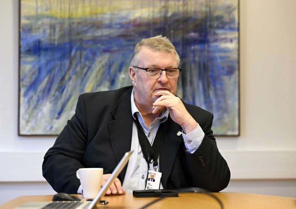 Finansminister Mats Perämaa (Lib).