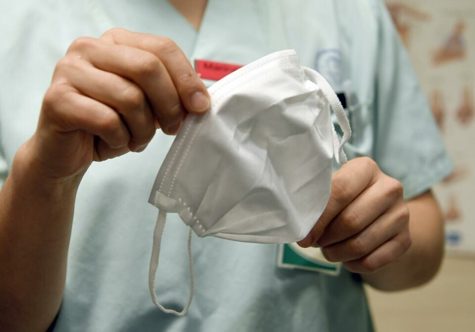 Fortsatt rekommendation om munskydd