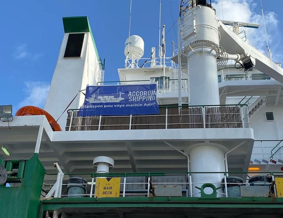 Ålandsregistrerade och finskflaggade Midas har trafikerat i Karibien sedan 2012, och även tidigare kört nödhjälp till andra karibiska öar.