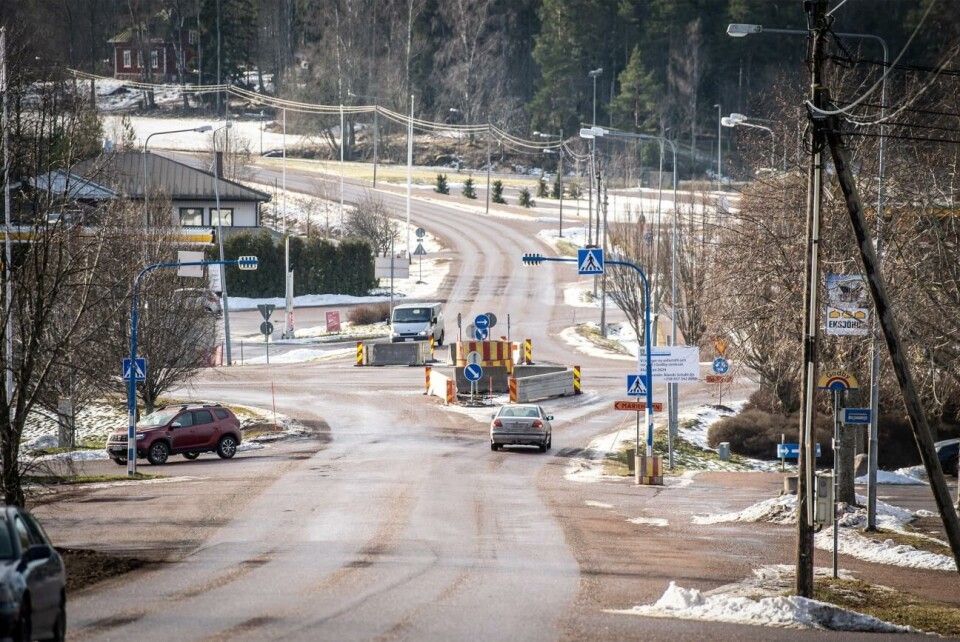 Rondellen i Godby är under uppbyggnad. Rondellen i Godby är under uppbyggnad Hülya Tokur-Ehres