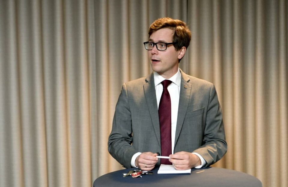 Infrastrukturminister Christian Wikström (Ob) tror inte att en halvmiljon räcker för att ta fram ett bra underlag för tunneln. 260922 , 26092022 , 20220926 , Reformering av vägtrafiklagen , trafikminister Christian Wikström