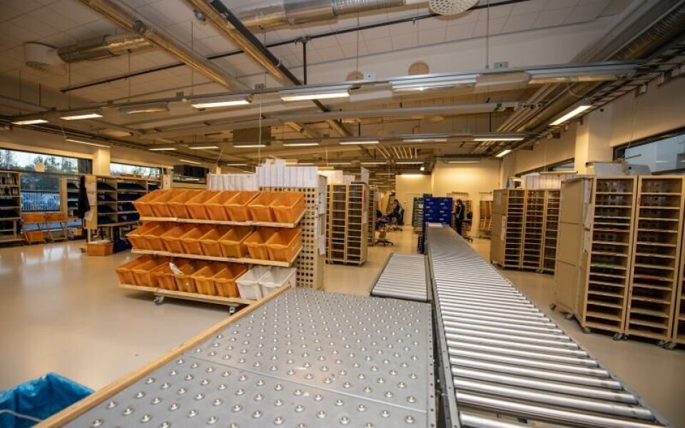 Brevsorteringen kallas för Postens hjärta.Foto: Hülya Tokur-Ehres