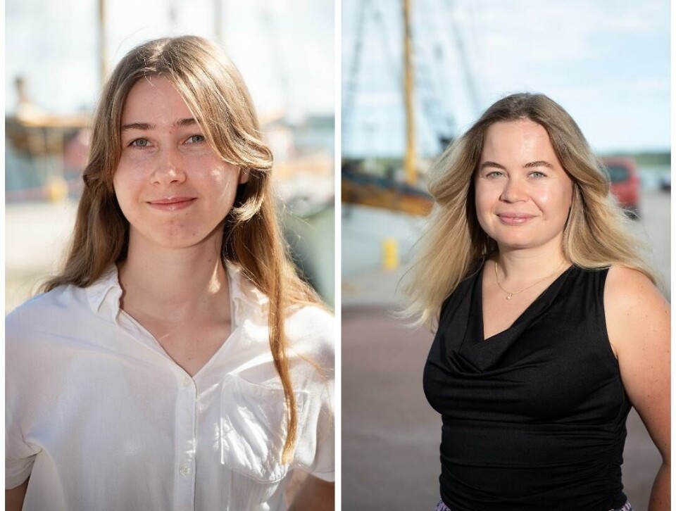 Amanda Eriksson och Karolina Öberg rapporterar till Ålandstidningen från Albanus under Tall Ships Races.