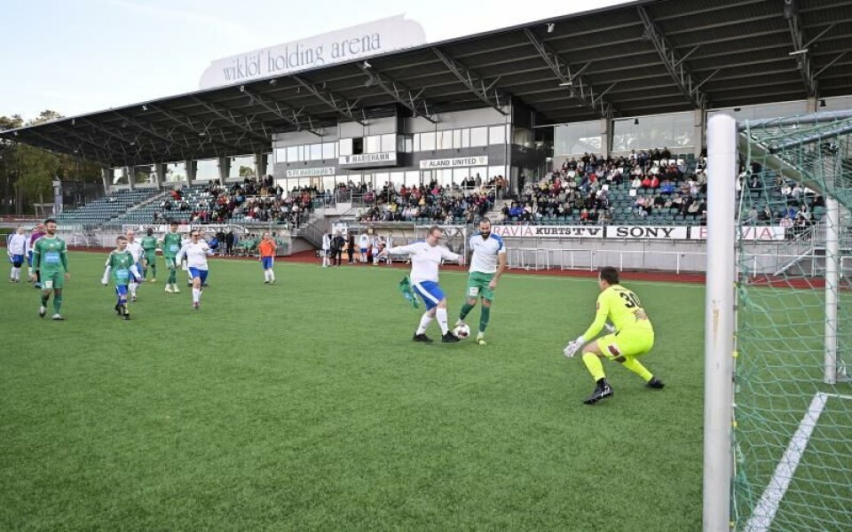 Fotboll, Årets match mellan DUV och IFK MAriehamnFoto: DANIEL ERIKSSON