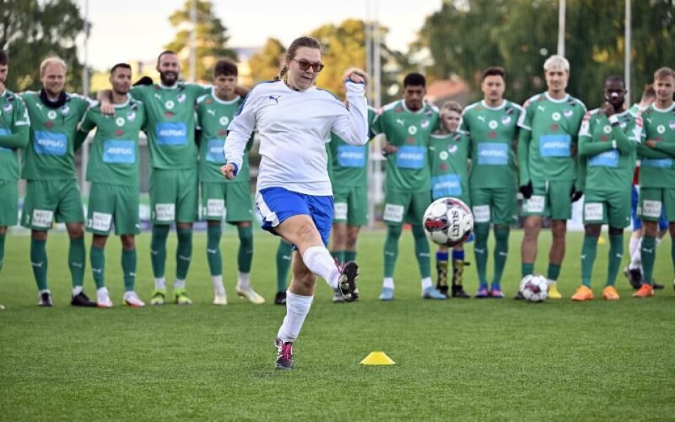 Fotboll, Årets match mellan DUV och IFK MAriehamnFoto: DANIEL ERIKSSON