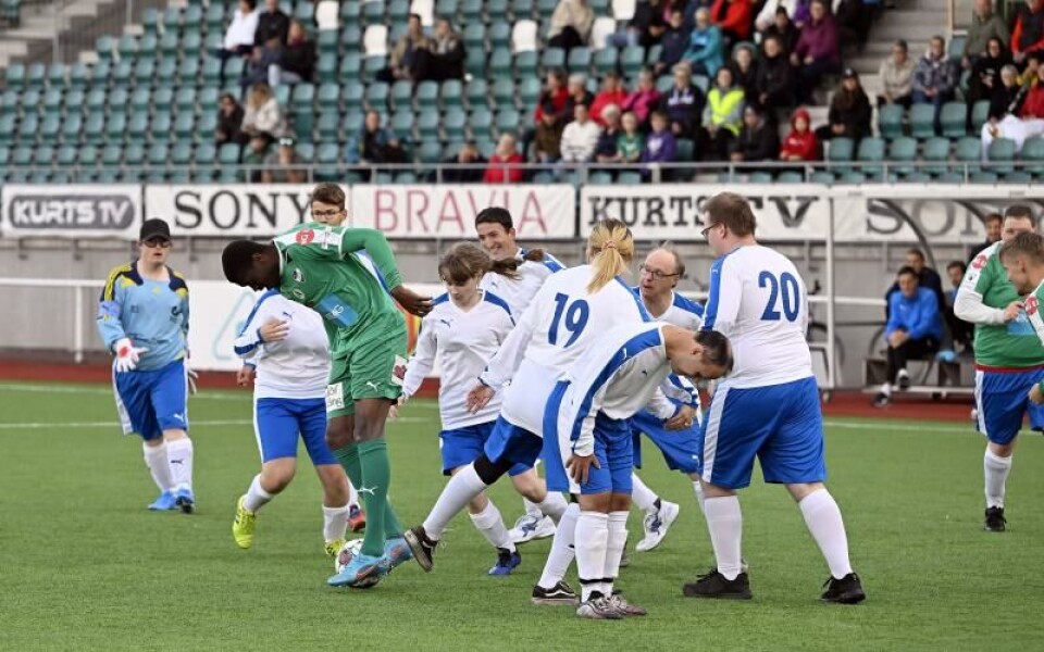 Fotboll, Årets match mellan DUV och IFK MAriehamn *** Local Caption *** @Bildtext:DUV hade övertaget under stora delar av matchen.Foto: DANIEL ERIKSSON