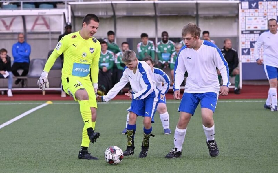 Fotboll, Årets match mellan DUV och IFK MAriehamnFoto: DANIEL ERIKSSON