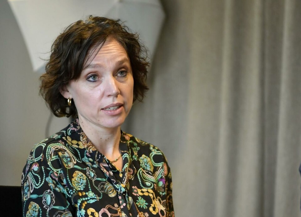 Det är svårt att hantera den här typen av frågor innan anklagelser finns svart på vitt, säger Viveka Löndahl på kulturbyrån. 260319 , 26032019 , 20190326 , Nu inleder Fastighetsverket projekteringen av Bomarsunds besökscenter , presskonferens , LR , Landskapsantikvarie Viveka Löndahl