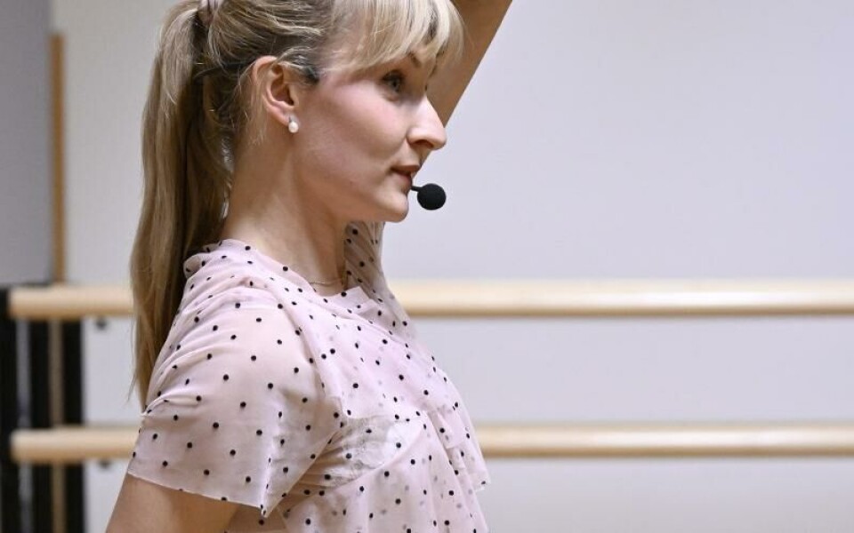 Anya Korop brinner för dans.Foto: Robert Jansson