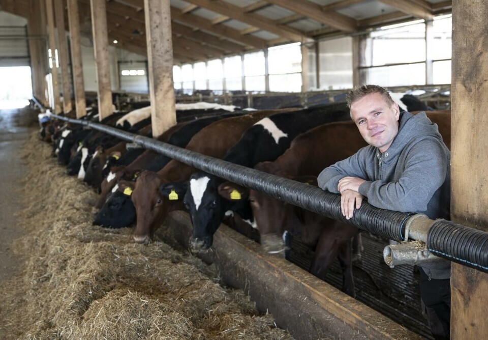 Kristoffer Lundberg. Jobbet har blivit en livsstil för Kristoffer Lundberg som ser positivt på framtiden och den lokala livsmedelsproduktionen.