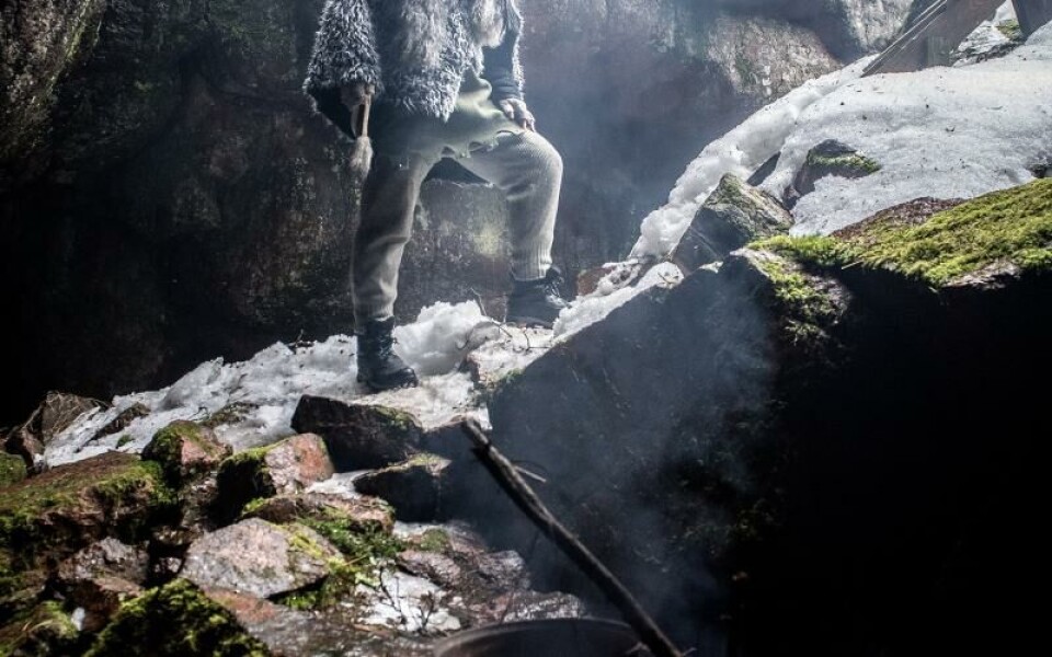 Trollet i Krogstadgrottan.Foto: Hülya Tokur-Ehres