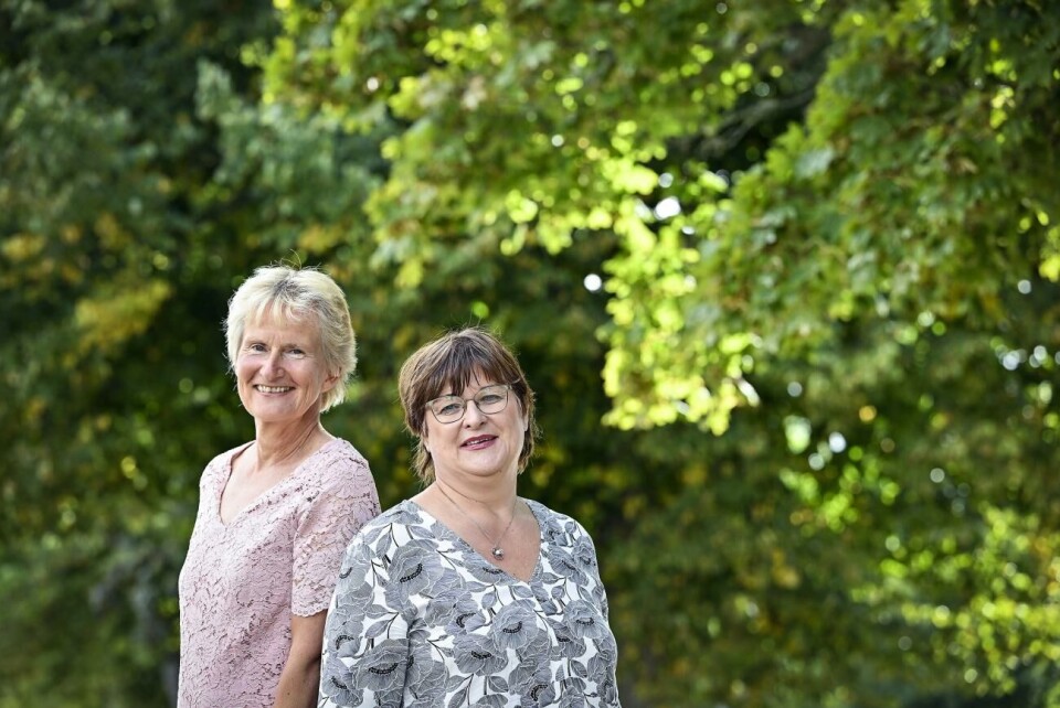 Birgitta Bergman-Jansson och Iréne Liljegren. Mariehamns Ungdomsorkester, Birgitta Bergman-Jansson