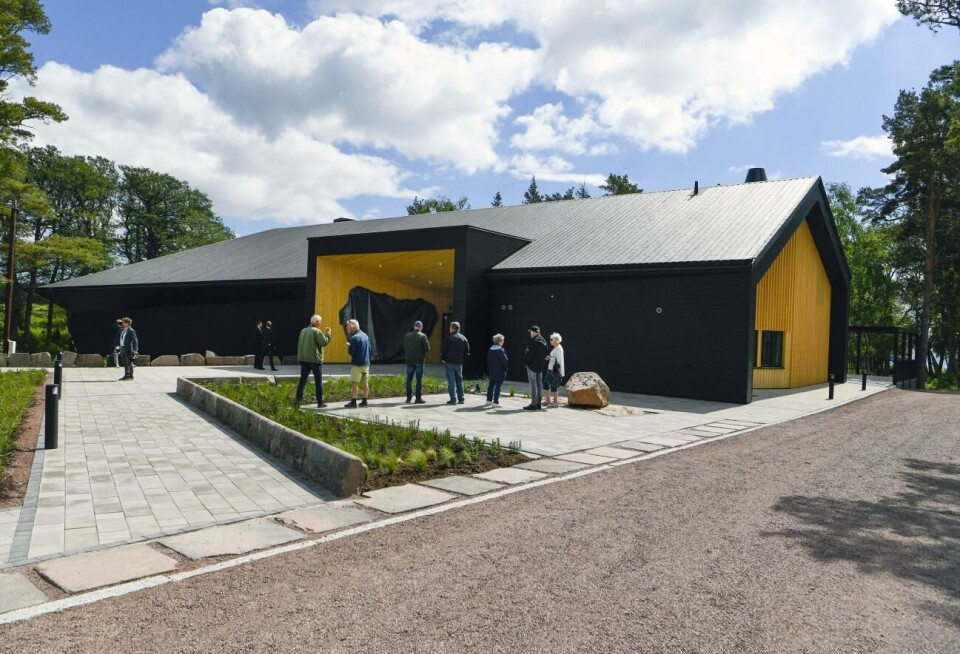 Besökscentret i Bomarsund kan vinna pris.
