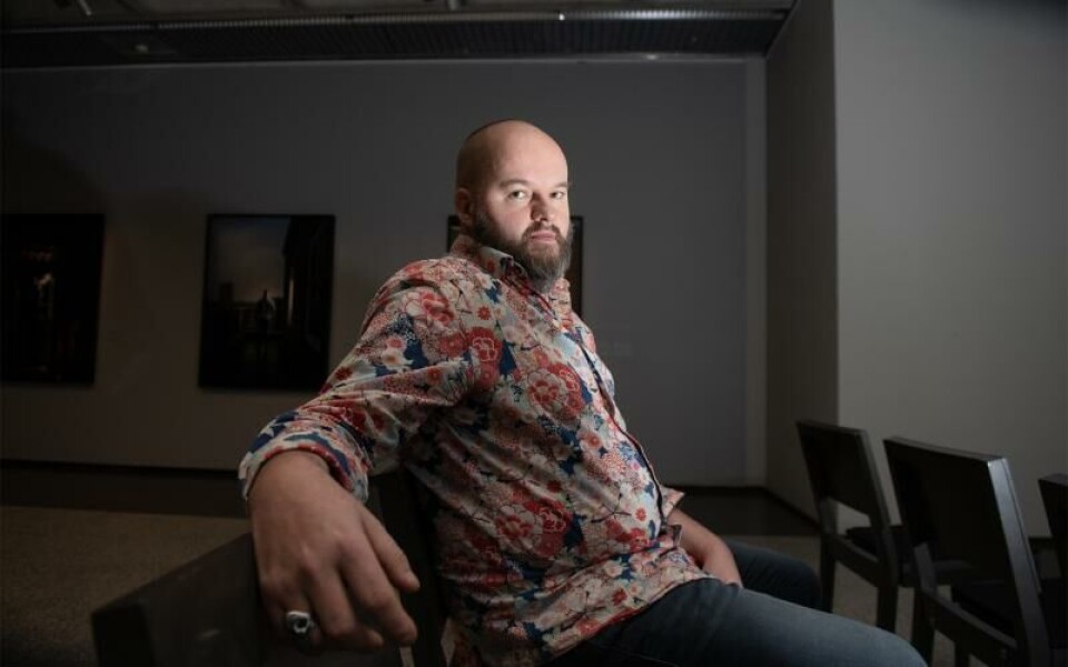 Kenneth Bamberg, Utställning, Ålands konstmuseum, Johan Foto: Hülya Tokur-Ehres