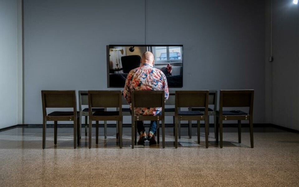 Kenneth Bamberg, Utställning, Ålands konstmuseum, Johan Foto: Hülya Tokur-Ehres