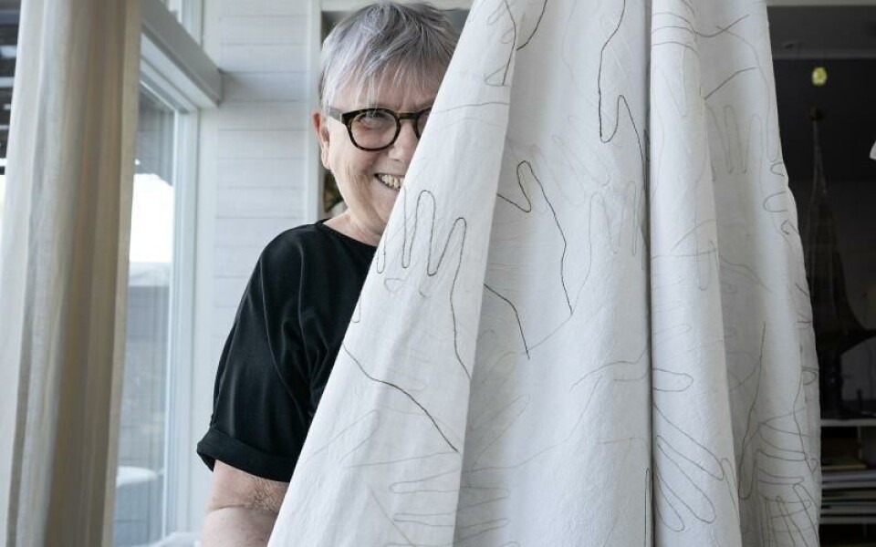 Barbro Eriksson, konst, textilkonstFoto: DANIEL ERIKSSON
