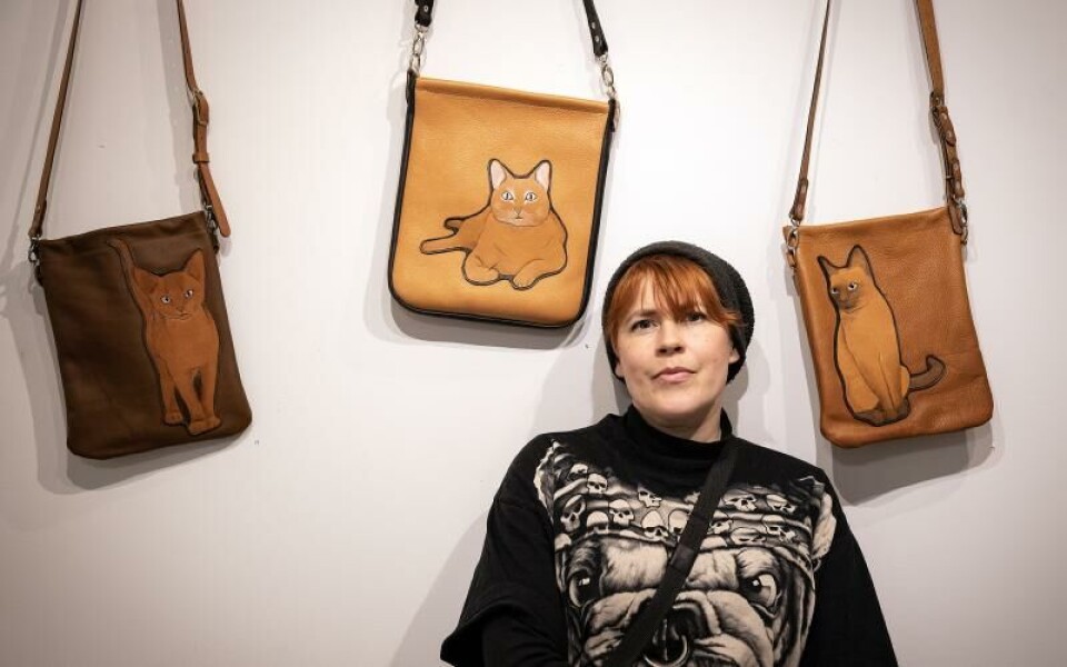 Utställning, Galleriet, Vi hade i alla fall kul med lädret, Saija SaarelaFoto: DANIEL ERIKSSON