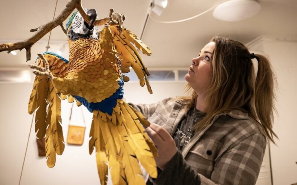 Utställning, Galleriet, Vi hade i alla fall kul med lädret, Ronja Naomi FairbanksFoto: DANIEL ERIKSSON