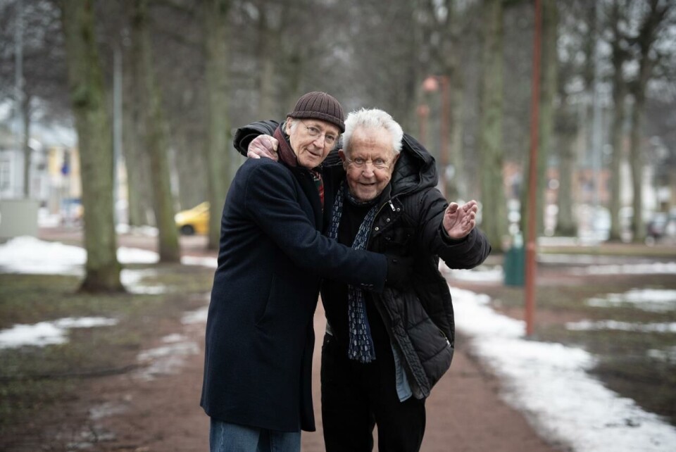 Tom Alandh har gjort en dokumentärfilm om sin mångåriga arbetskollega och vän Kåge Jonsson. Tom Alandh, Kåge Jonsson, Vera film festival
