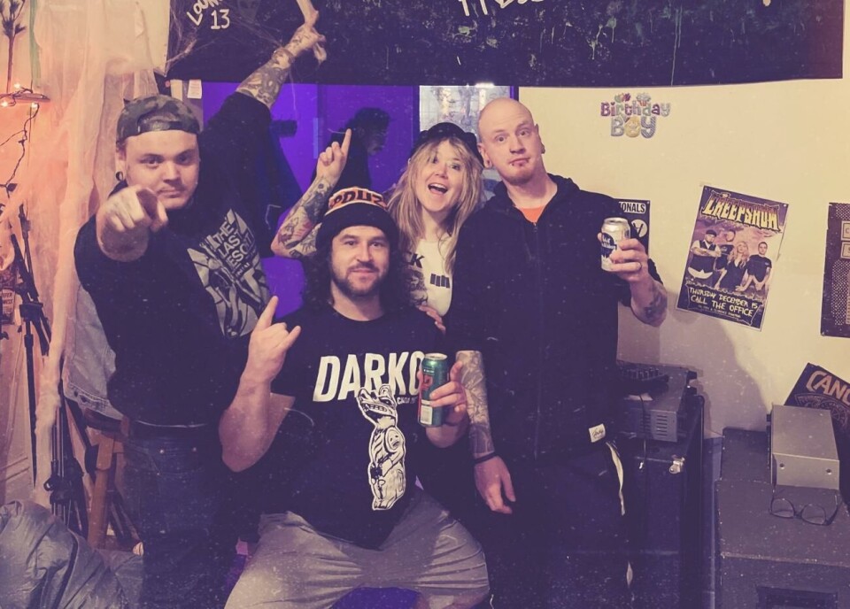 Cim Dahlle och hennes bandmedlemmar Simon Kullberg och Johan Börnå-Lindén i the Damage Done hade ett par intensiva veckor på turné i Kanada.