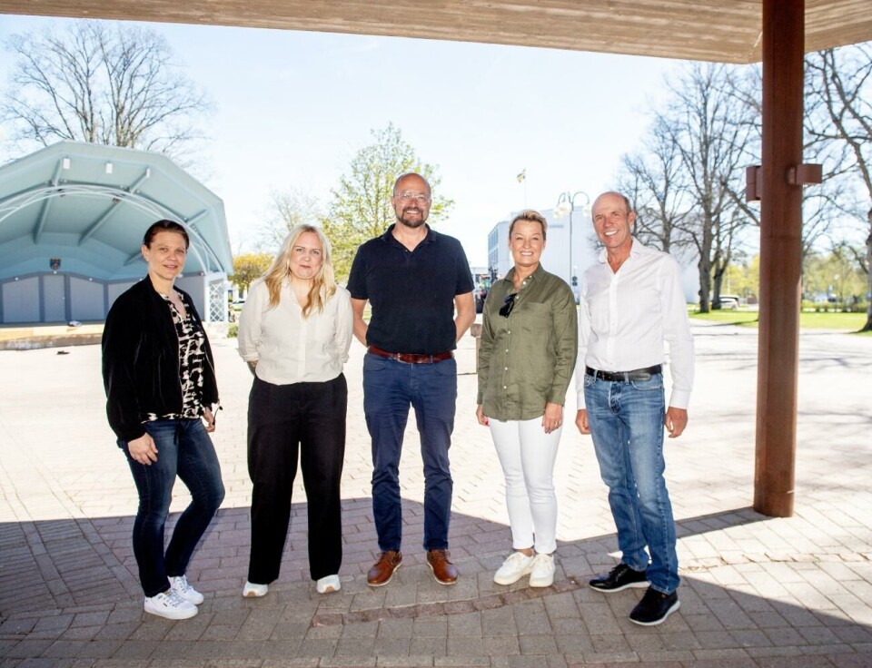 Projektgruppen som planerat sommarens samarbeten består av Ia Colérus, Katja Söderbäck, Dennis Jansson, Pia Nyberg och Tom Borenius.