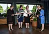 Sveries kung Carl XVI Gustaf, Drottning Silvia, Veronica ThÃ¶rnroos, Camilla Gunell, Katrin SjÃ¶gren