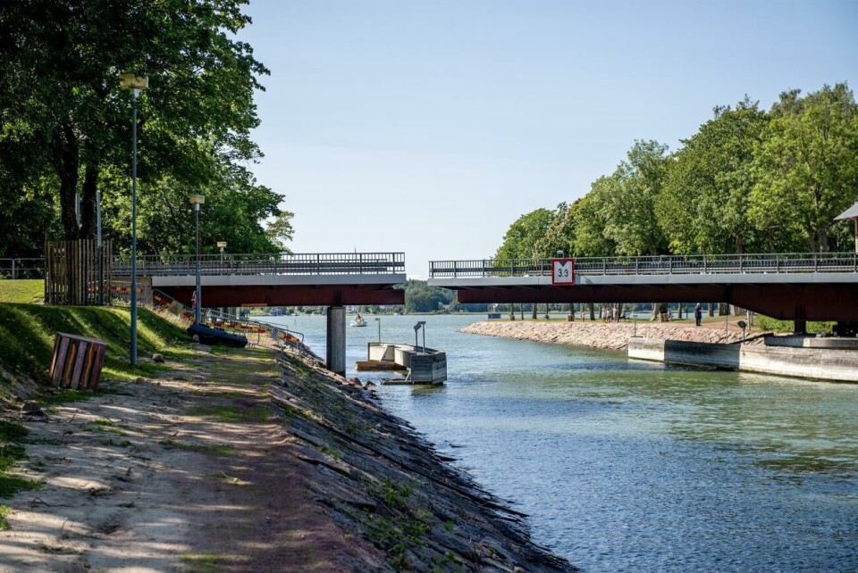 Lemströms kanal. För några veckor sedan krockande en fritidsbåt nästan med Sunnan i Lemströms kanal. Hülya Tokur-Ehres