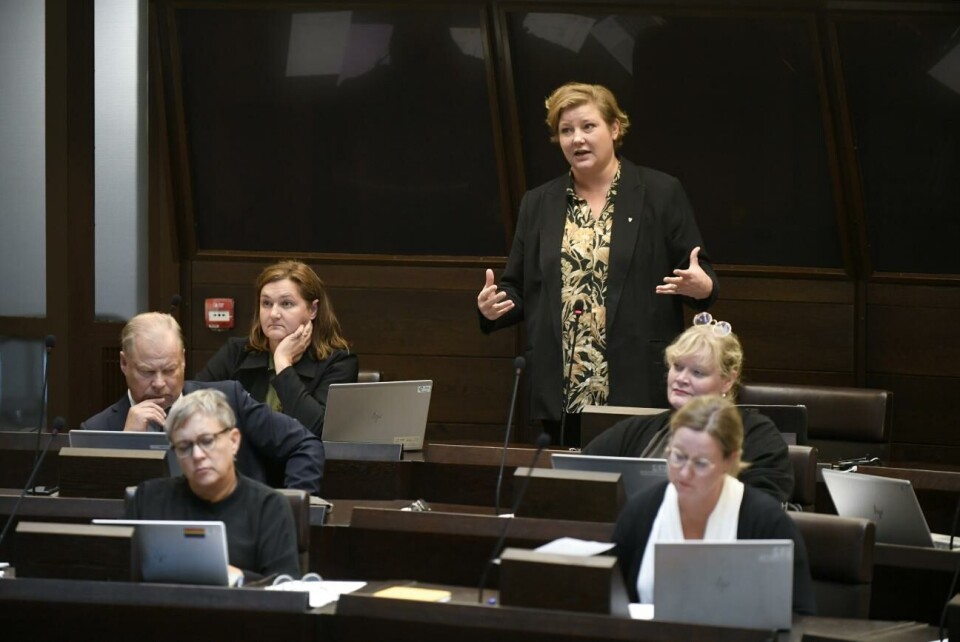 Ingrid Zetterman. 140922 , 14092022 , 20220914 , Lagting , lagtinget , plenum , plenisal , politiker , politik , Ingrid Zetterman (Lib) , Liberalerna