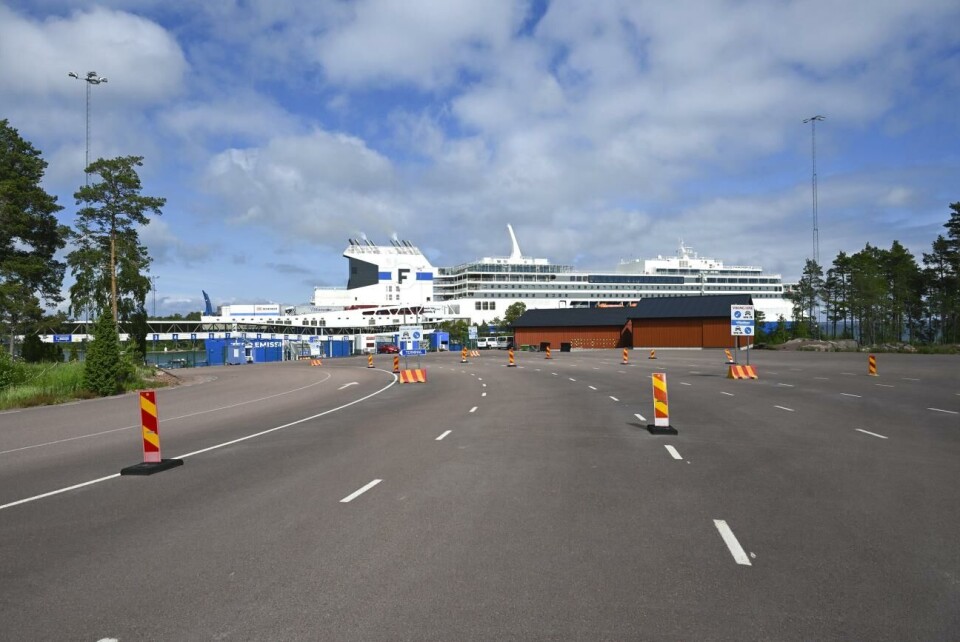 Den nya hamnterminalen är tänkt att placeras i anslutning till Finnlines fartygs kaj.