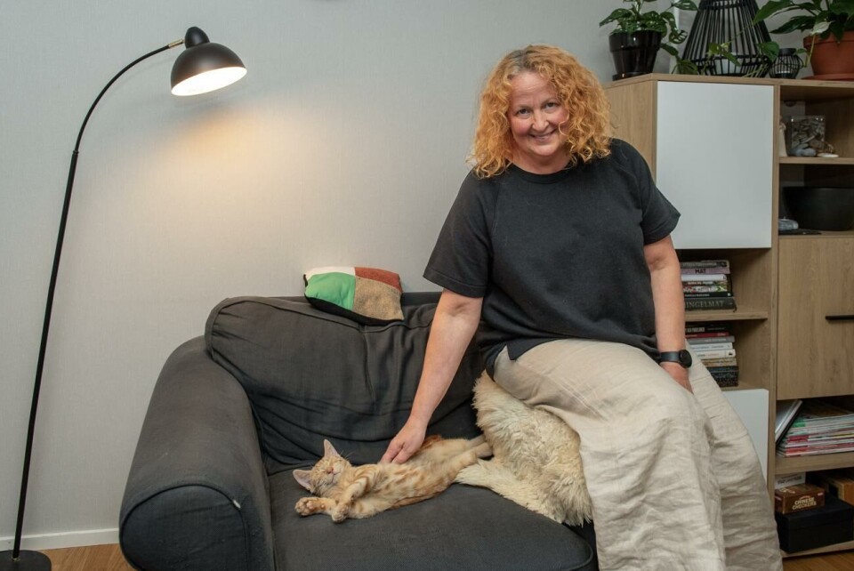 Pernilla Boman är glad att Sickan är hemma igen men tycker det känns konstigt att någon lockade med sig katten.