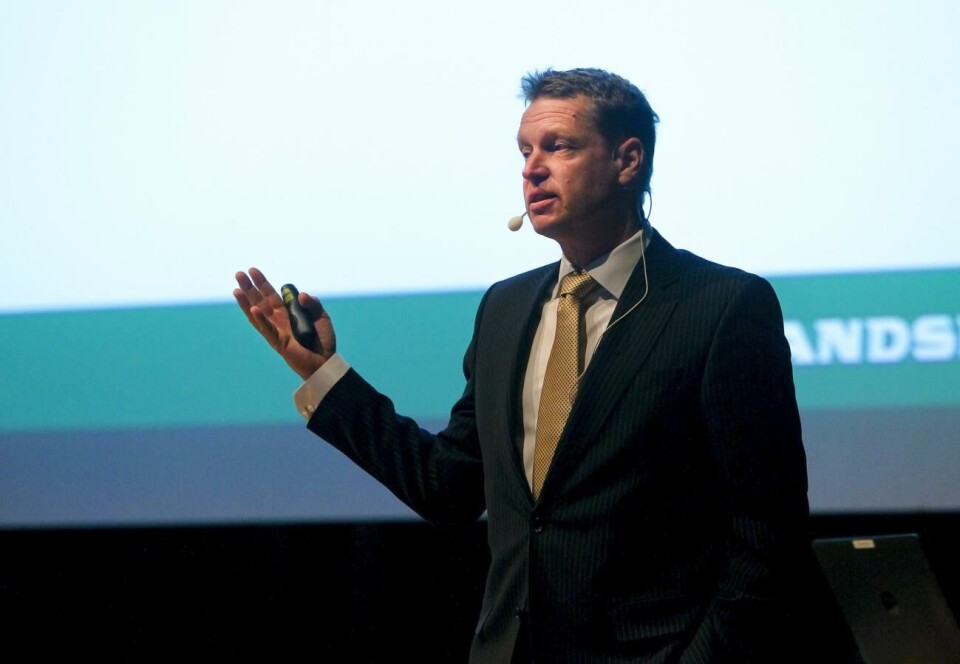 ”Vi har i ett antal år haft som målsättning att sprida Åland Index globalt och i och med det här är blir det en global standard”, säger Ålandsbankens vd Peter Wiklöf. Peter Wiklöf.