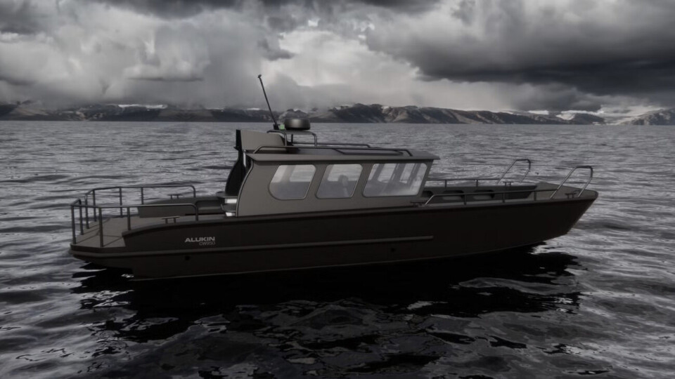Den nya båten, med arbetsnamnet MSMB 200, bygger på modellen Alukin CW950.