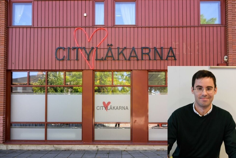 Terveystalos regionchef Mathias Grunér säger att hundra procent av alla tjänster kommer att vara på svenska även i fortsättningen.
