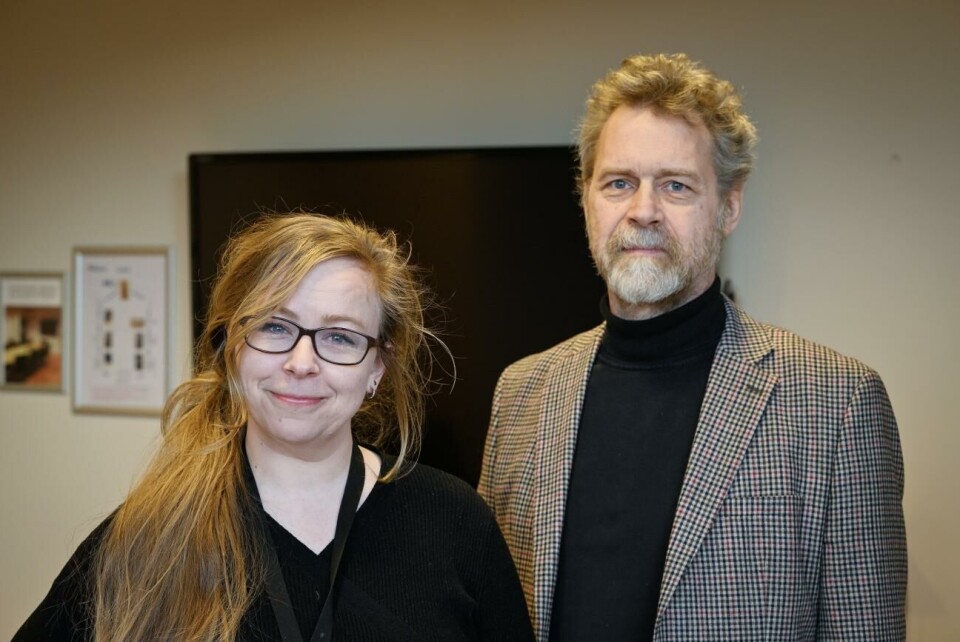 Karolina Gottberg och Peter Lorentzon är PBL-ingenjörer vid landskapets infratrukturavdelning. De håller med om att kompetensnivån inom byggbranschen behöver höjas. Karolina Gottberg, Peter Lorentzon, PBL-ingengör på Landskapsregeringen
